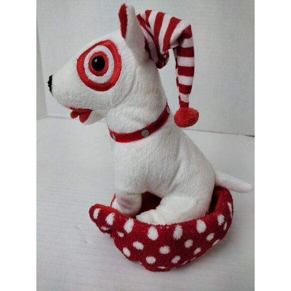 Target Bullseye Night Time Edition One Dog Plush Stuffed Animal Toy 2007 RARE - Picture 2 of 9